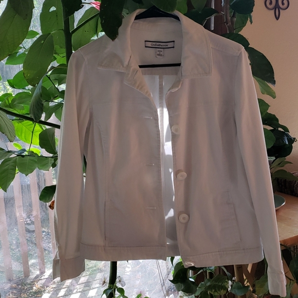 croft & barrow Jackets & Blazers - Croft & Barrow White Stretch Jacket